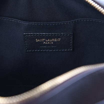 Saint Laurent Pony Hair Calfskin Studded Monogram Lou Camera Bag Dusty White Brown 5 of 7