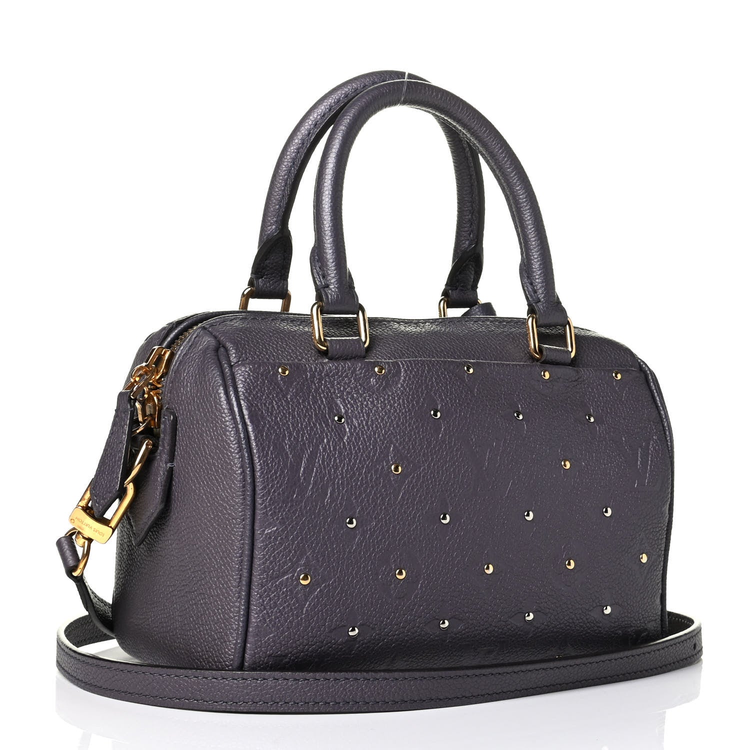Louis Vuitton Empreinte Studded Speedy Bandouliere 20 Gris Silver 2 of 7