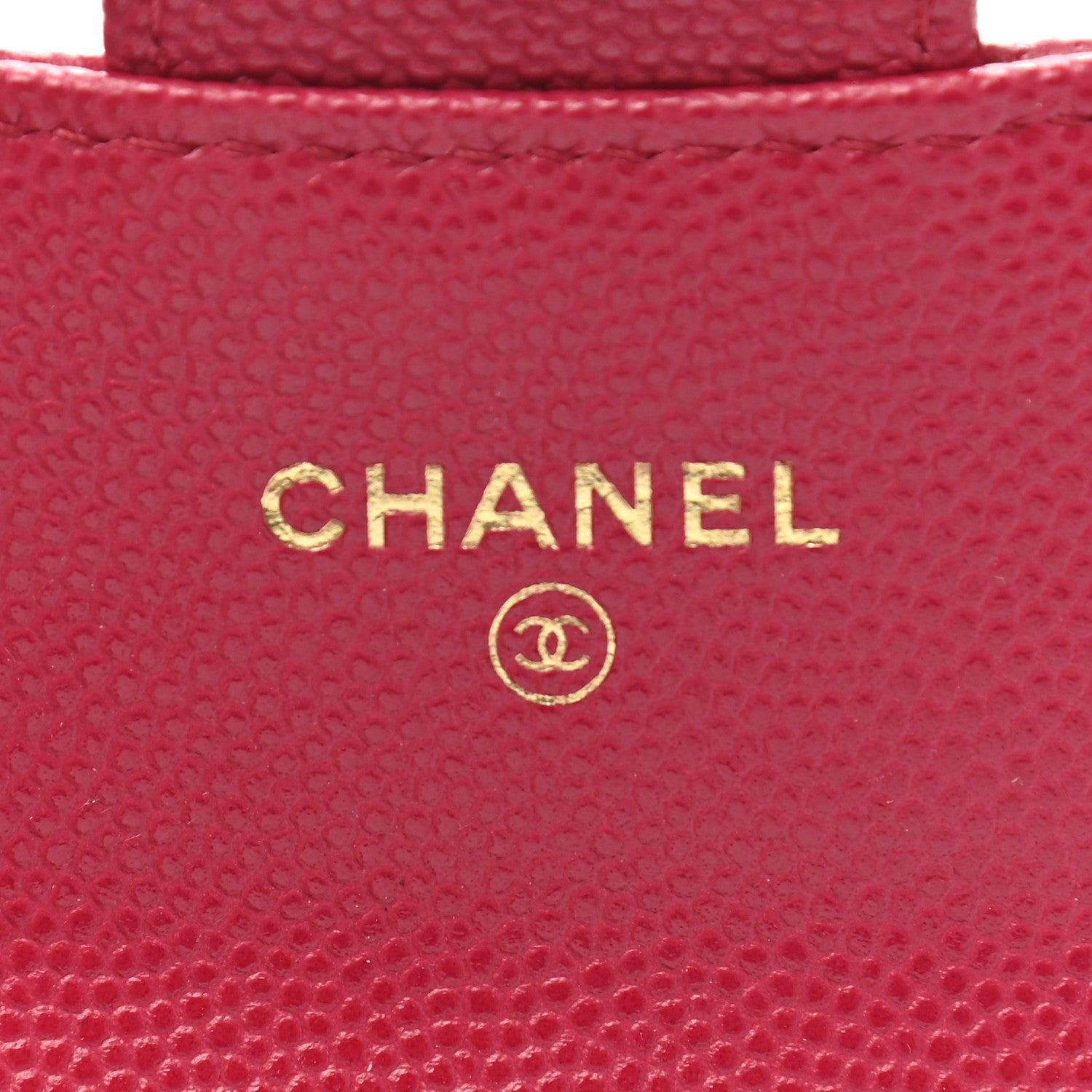 Chanel Caviar Quilted Flap Card Holder Wallet Dark Pink 8 of 11