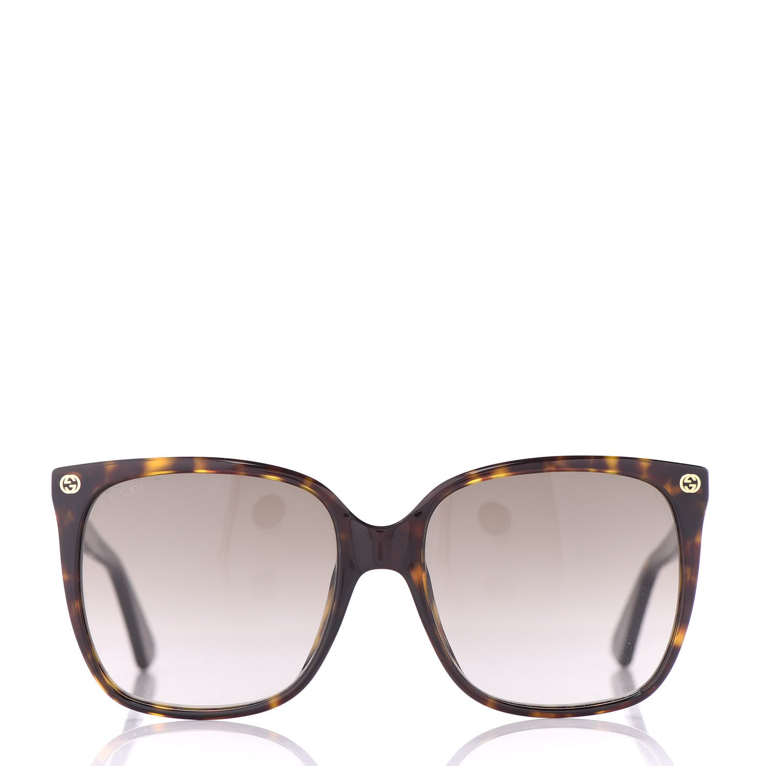 Gucci Acetate GG Sunglasses GG0022/S Tortoise 2 of 7