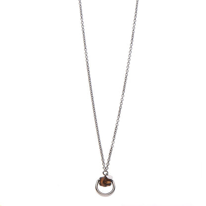 Gucci Bamboo Horsebit Necklace Large Silver 1 of 7