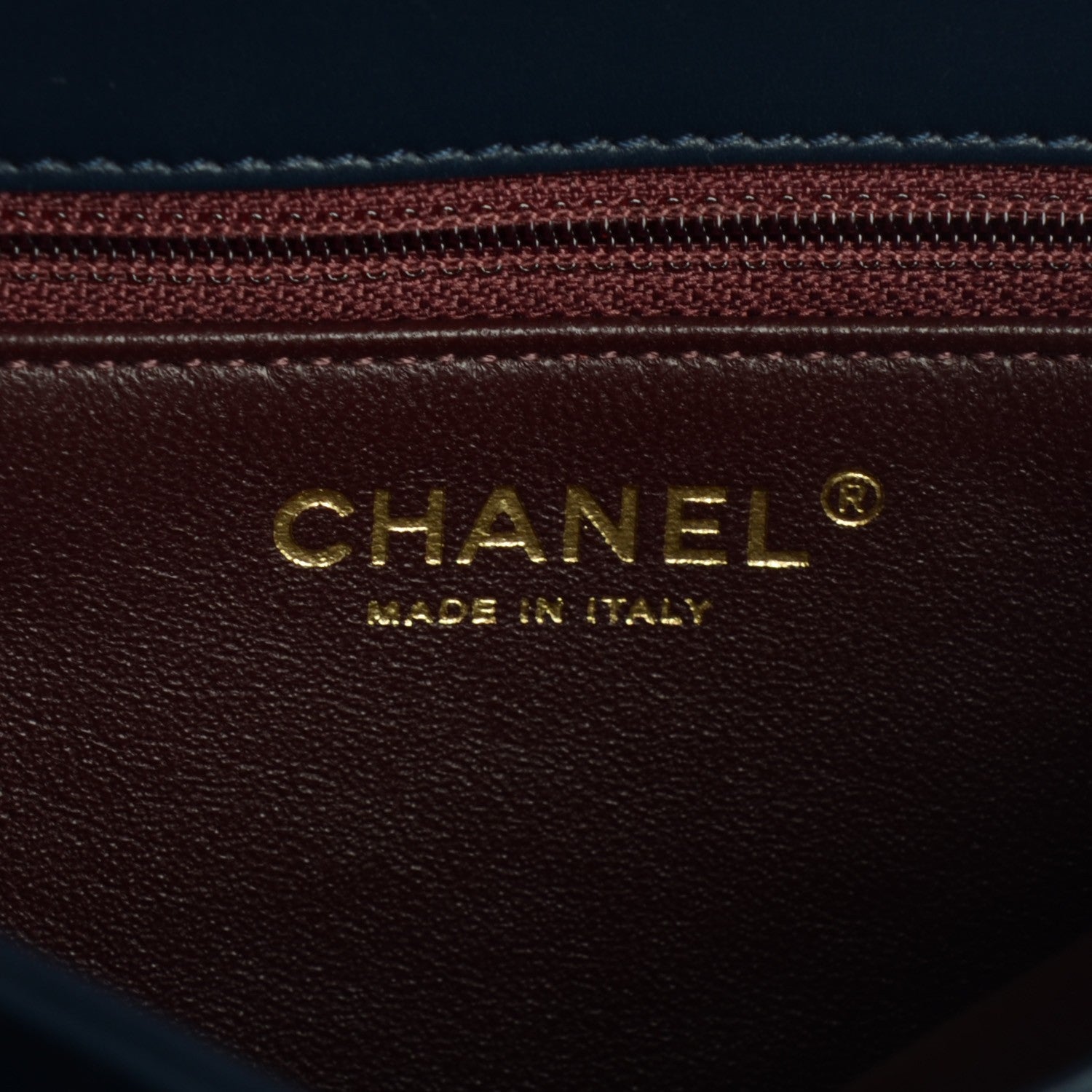 Chanel Lambskin Quilted Medium Trendy CC Flap Navy Blue 12 of 16