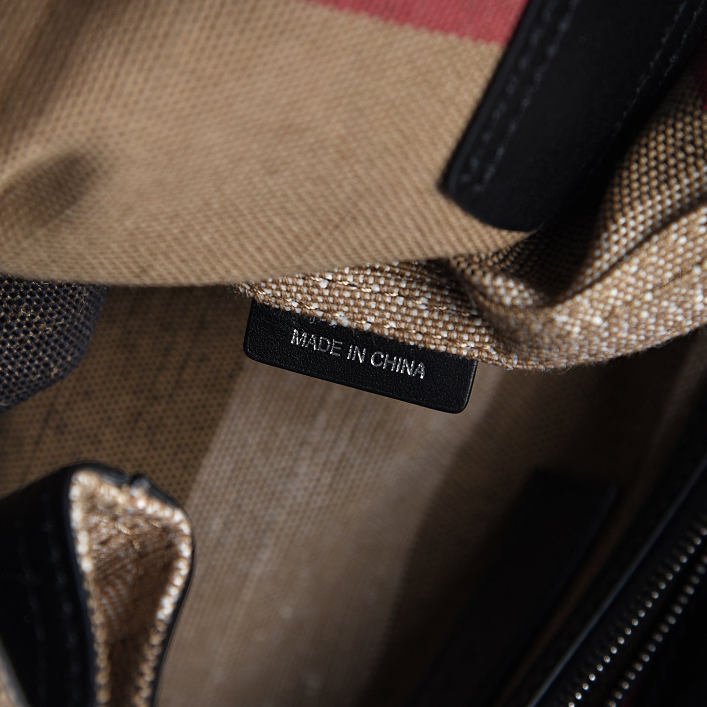 Canvas Mega Check Medium Maidstone Black