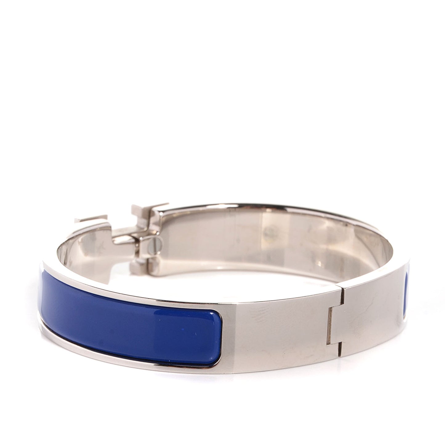 Narrow Enamel Clic Clac H Bracelet PM Royal Bleu