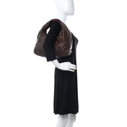 Bottega Veneta Smooth Butter Calfskin Small The Shoulder Pouch Brownie 2 of 11