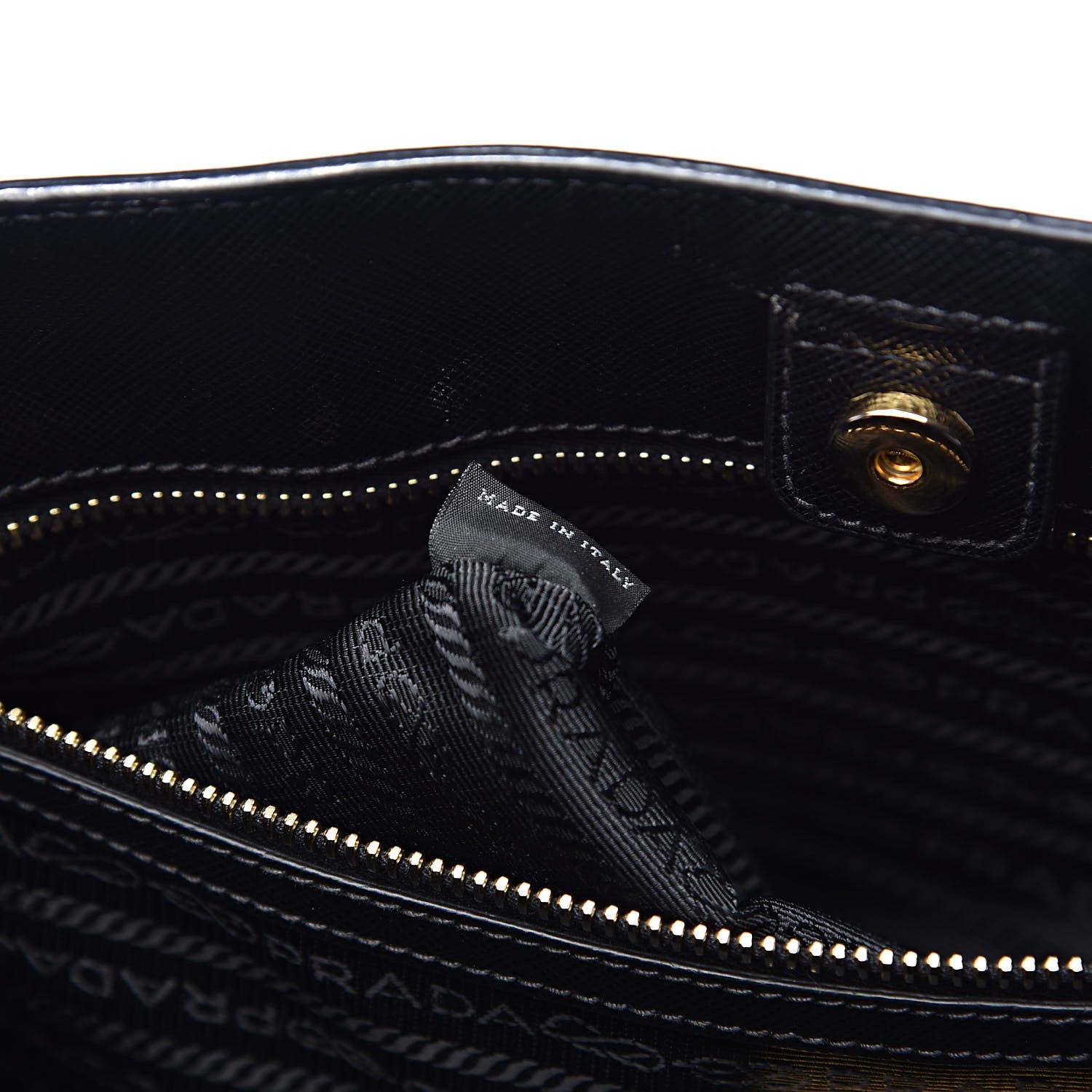 Prada Saffiano Lux Large Tote Black 7 of 15