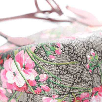 Gucci GG Supreme Monogram Blooms Medium Reversible Tote Beige Multicolor Dry Rose 11 of 18