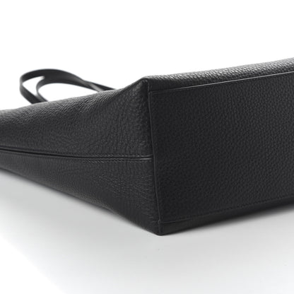 Valentino Garavani Grained Calfskin Rockstud Shoulder Tote Black 6 of 9