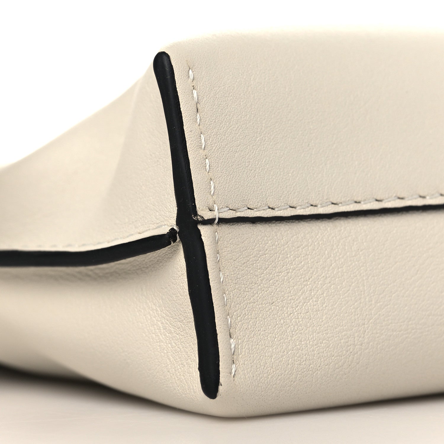 Loewe Calfskin Nano Flamenco Knot Clutch Soft White 8 of 9