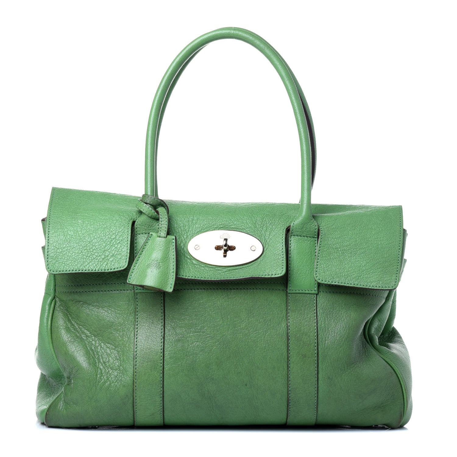 Mulberry Goatskin Bayswater Grass Green 1 of 13