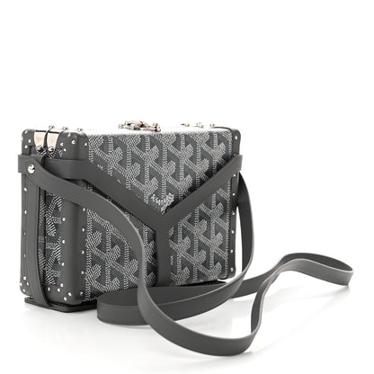 Goyard Goyardine Minaudiere Trunk Bag Grey 4 of 17