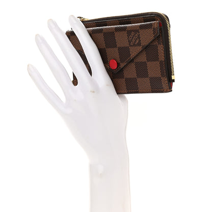 Louis Vuitton Damier Ebene Recto Verso Card Holder Red 2 of 6