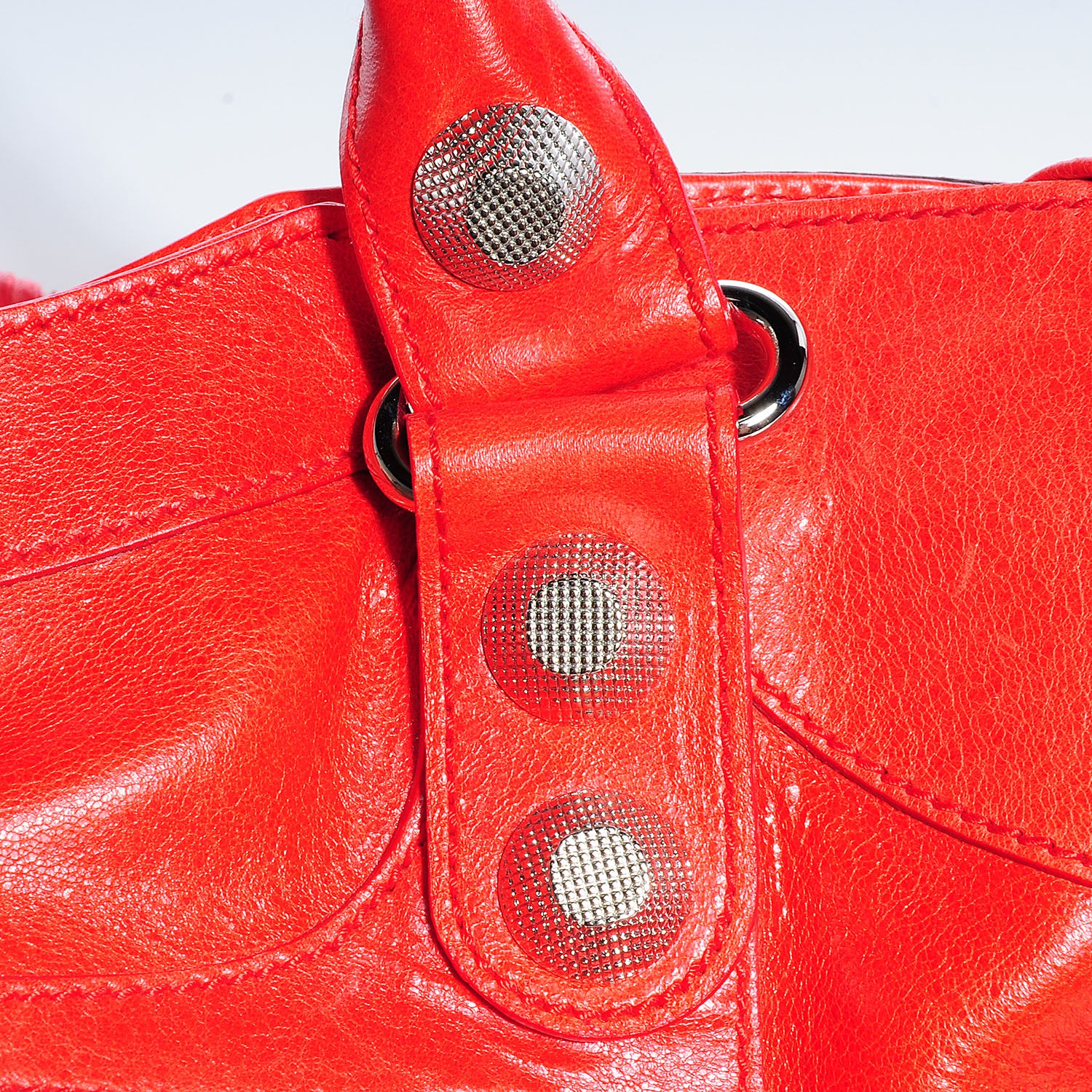 Balenciaga Agneau Giant 21 Silver Hardware City Vermillion 11 of 13