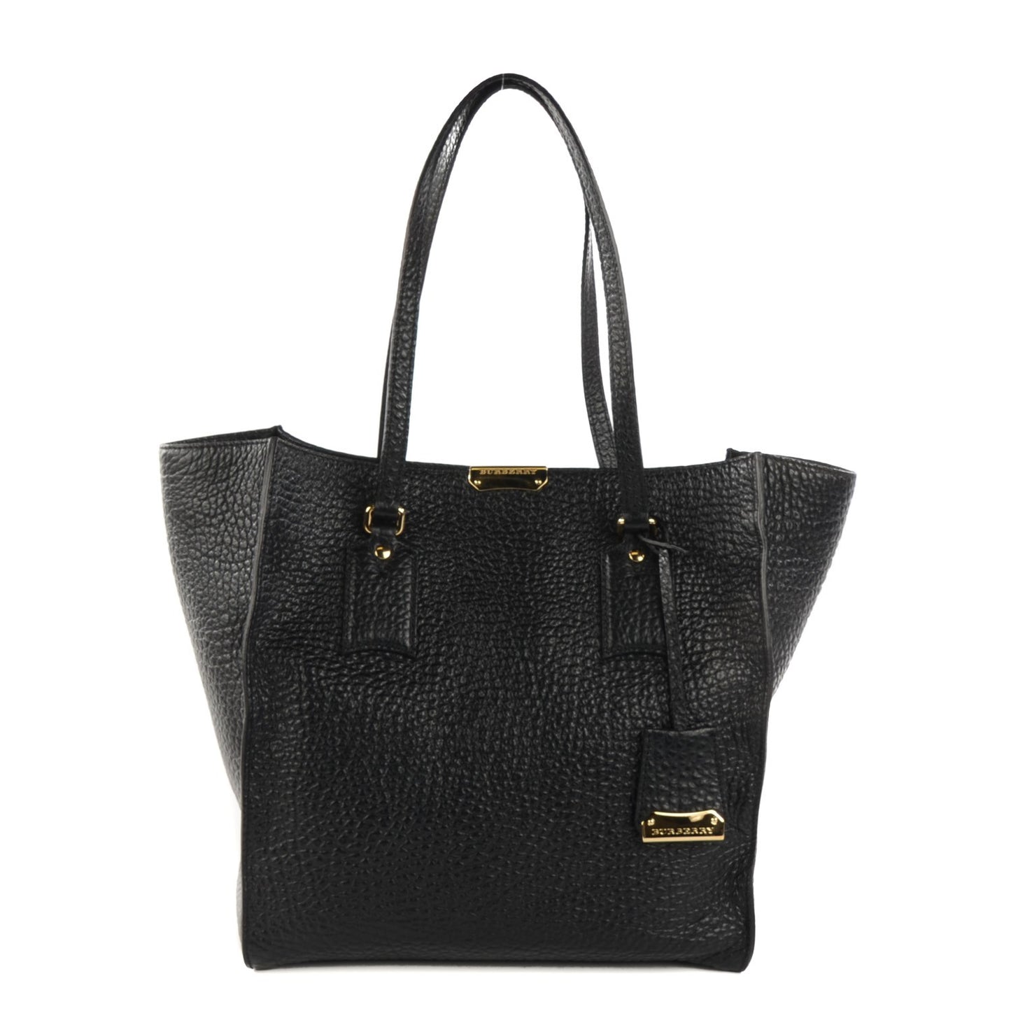 Heritage Grain Medium Woodbury Tote Black