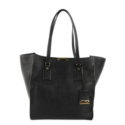 Burberry Heritage Grain Medium Woodbury Tote Black 1 of 8