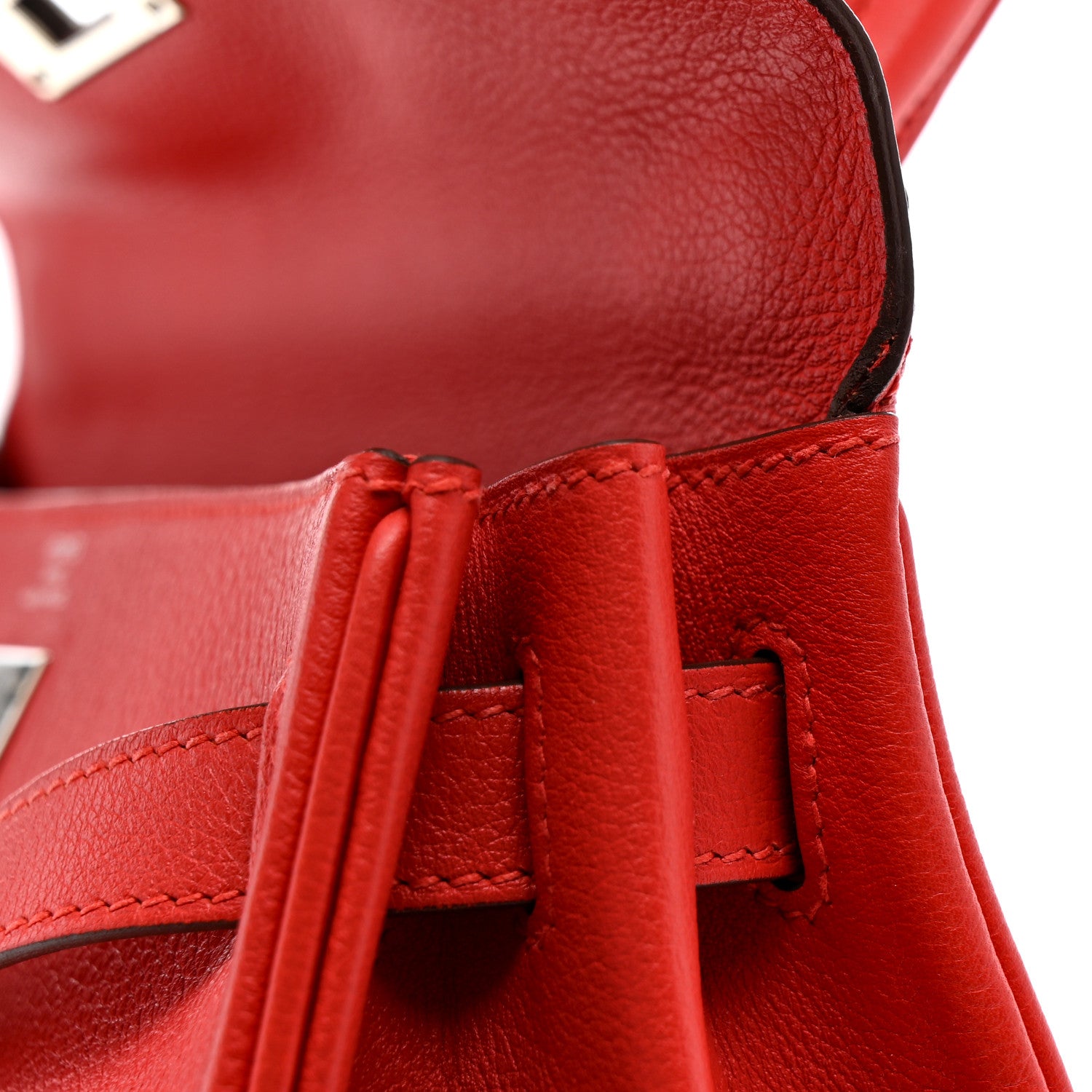 Hermes Evercolor Kelly Retourne 28 Rouge Tomate 13 of 18