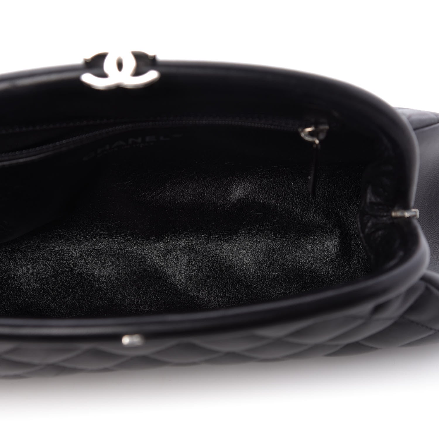 Chanel Lambskin Quilted Timeless Clutch Black 6 of 11