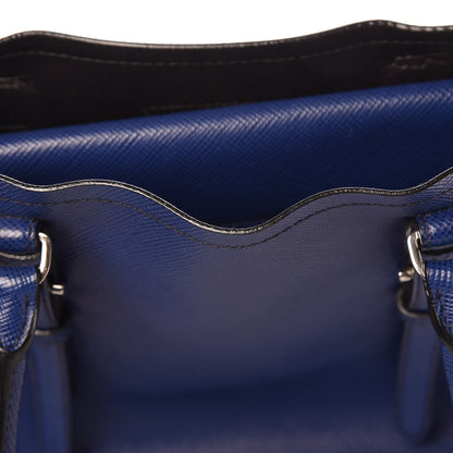 Prada Saffiano Cuir Small Double Handle Tote Inchiostro 13 of 20