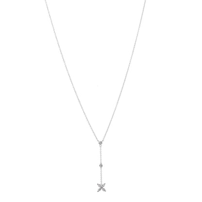 Tiffany Platinum Diamond Victoria Lariat Necklace 1 of 7