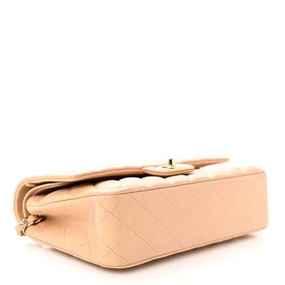 Chanel Caviar Quilted Medium Double Flap Beige 4 of 12