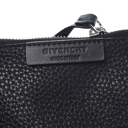 Givenchy Pebbled Calfskin Pyramid Tote Black 7 of 7