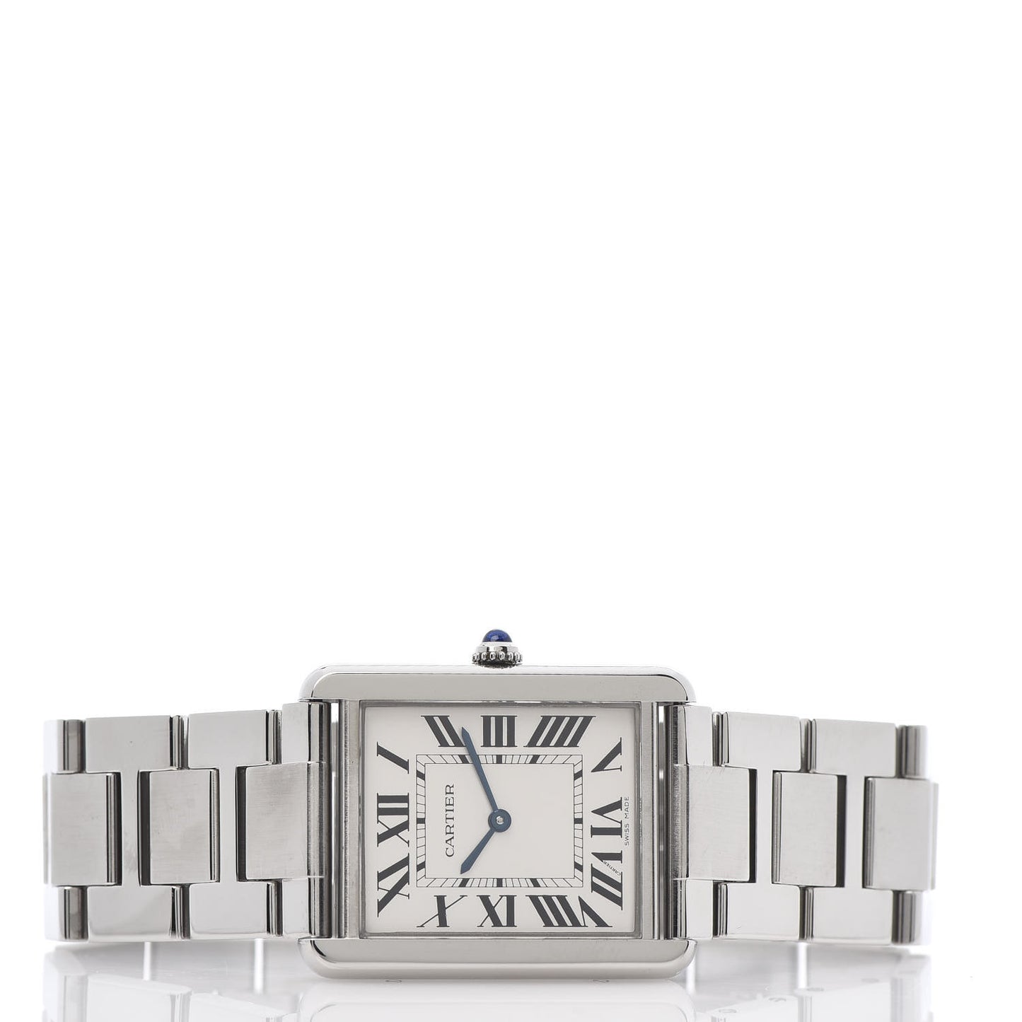Stainless Steel 27mm Tank Solo Quartz Watch
