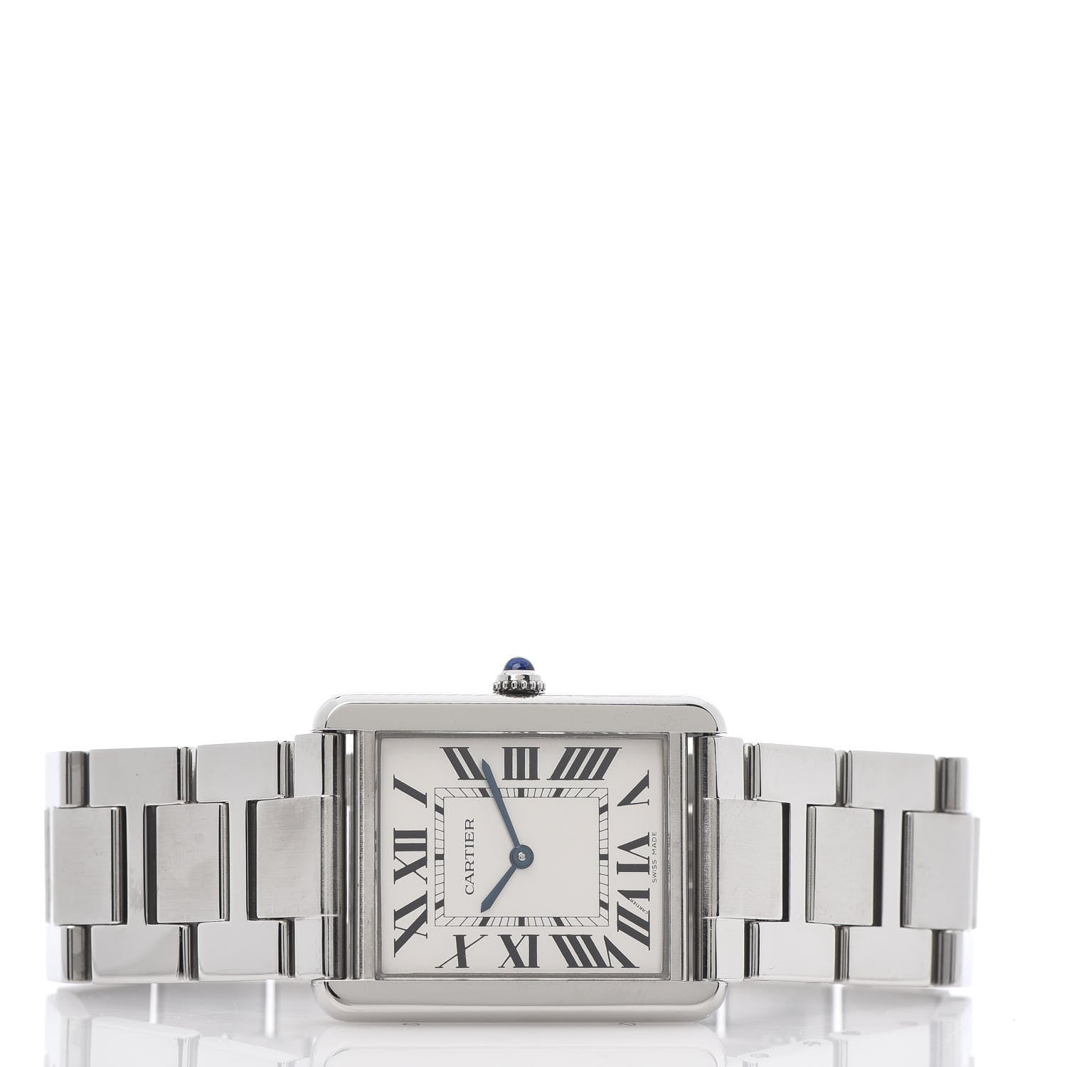 Cartier Stainless Steel 27mm Tank Solo Quartz Watch 3 of 5