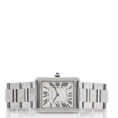 Cartier Stainless Steel 27mm Tank Solo Quartz Watch 3 of 5