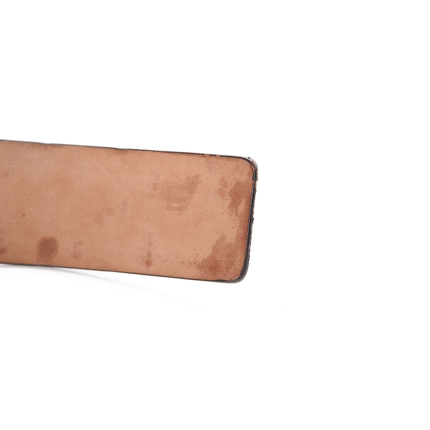 Gucci GG Supreme Monogram Niagara Lux Calfskin Interlocking G 40mm Belt 90 36 Beige Ebony Cocoa 7 of 9