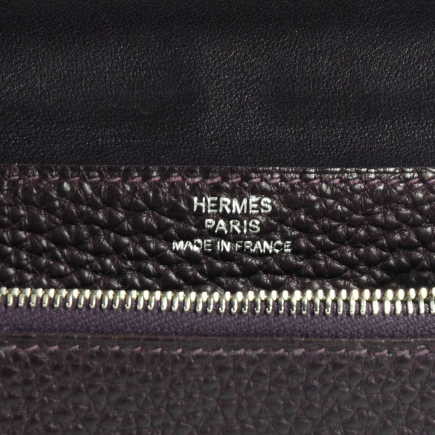 Togo Dogon Compact Wallet Raisin