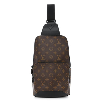 Louis Vuitton Monogram Macassar Avenue Sling Bag 1 of 10