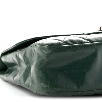 Chanel Glazed Calfskin Quilted Small CC Delivery Tote Dark Green 9 of 11