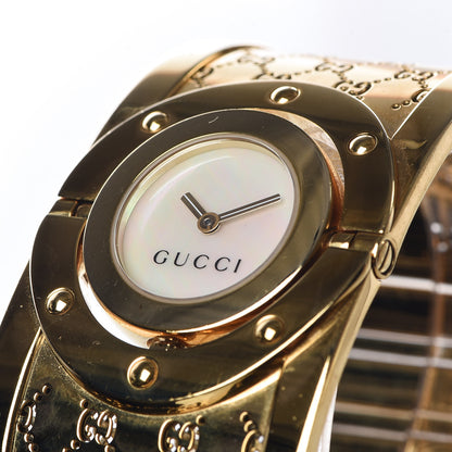 Gucci Stainless Steel Mother of Pearl 33mm Twirl Quartz Watch 9 of 10