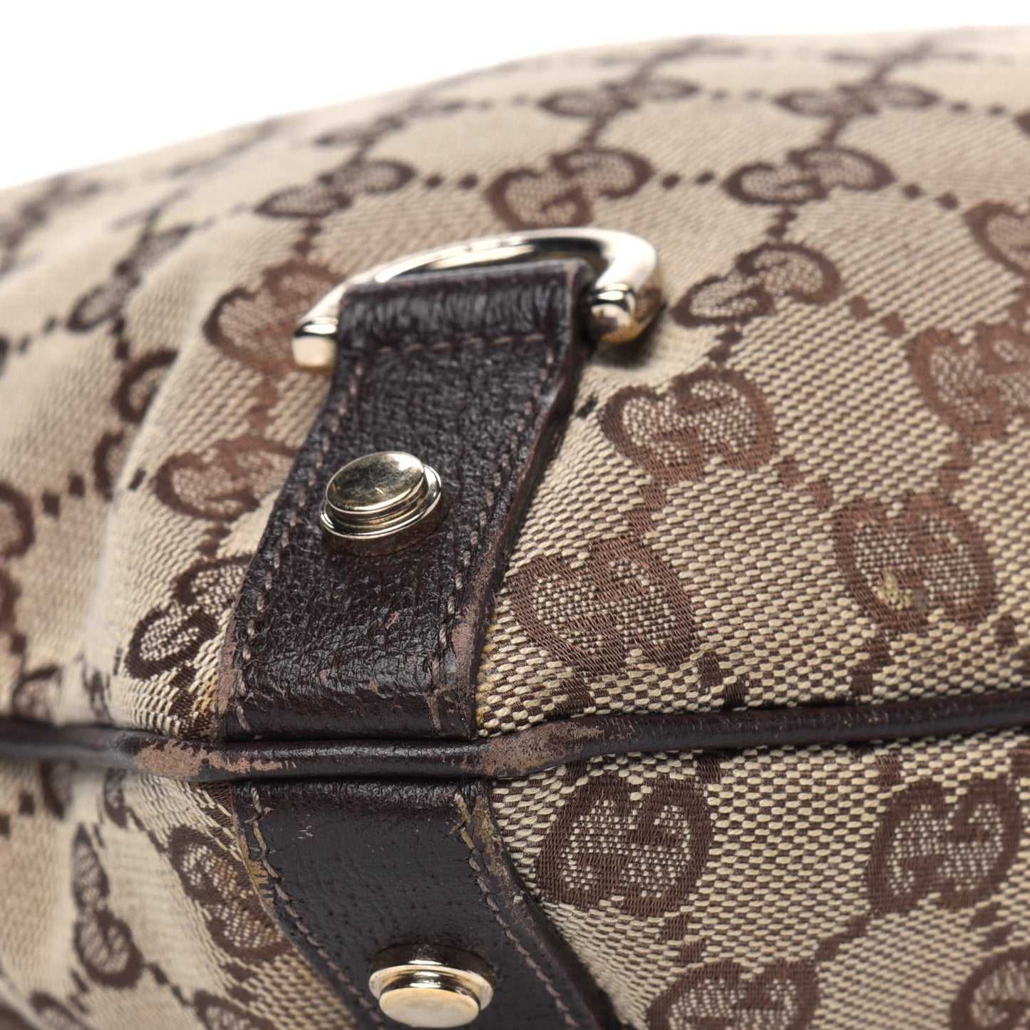 Monogram Abbey Messenger Bag Dark Brown