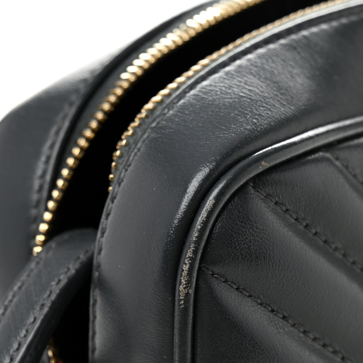 Saint Laurent Calfskin Matelasse Monogram Lou Camera Bag Smog 11 of 12