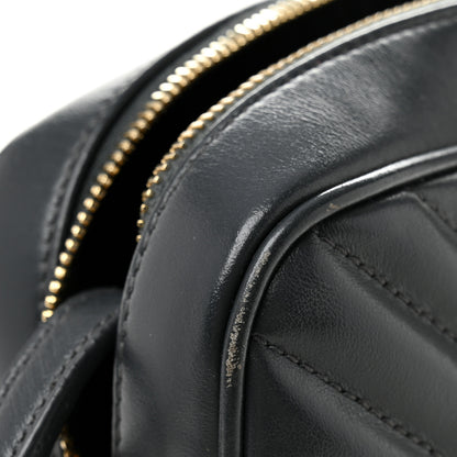 Saint Laurent Calfskin Matelasse Monogram Lou Camera Bag Smog 11 of 12