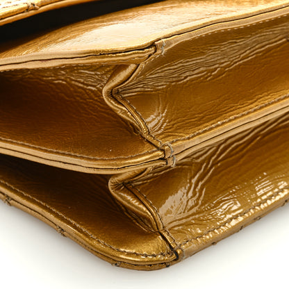 Chanel Patent Medium Madison Flap Gold 8 of 10