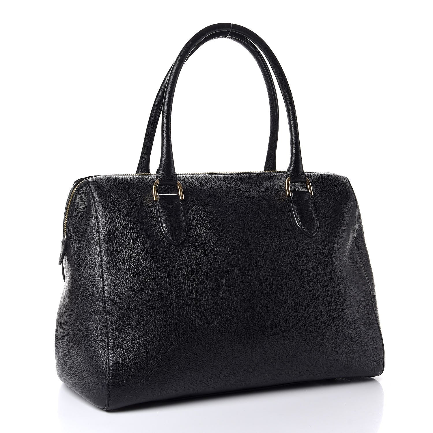 Mulberry Glossy Goatskin Medium Del Rey Satchel Black 3 of 7