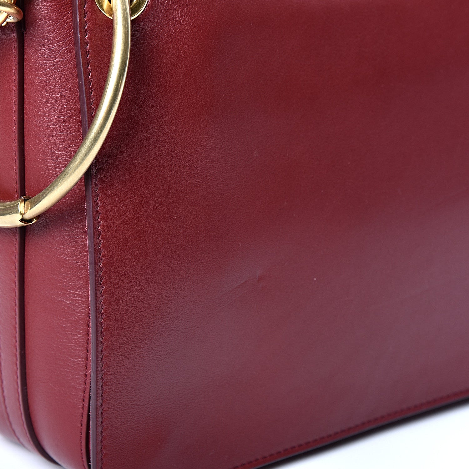 Chloe Calfskin Suede Medium Roy Bag Plum Purple 11 of 11