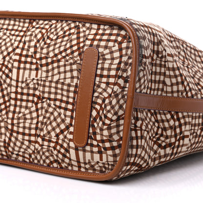 MCM Visetos Large Liz Reversible Shopper Tote Cognac 13 of 14