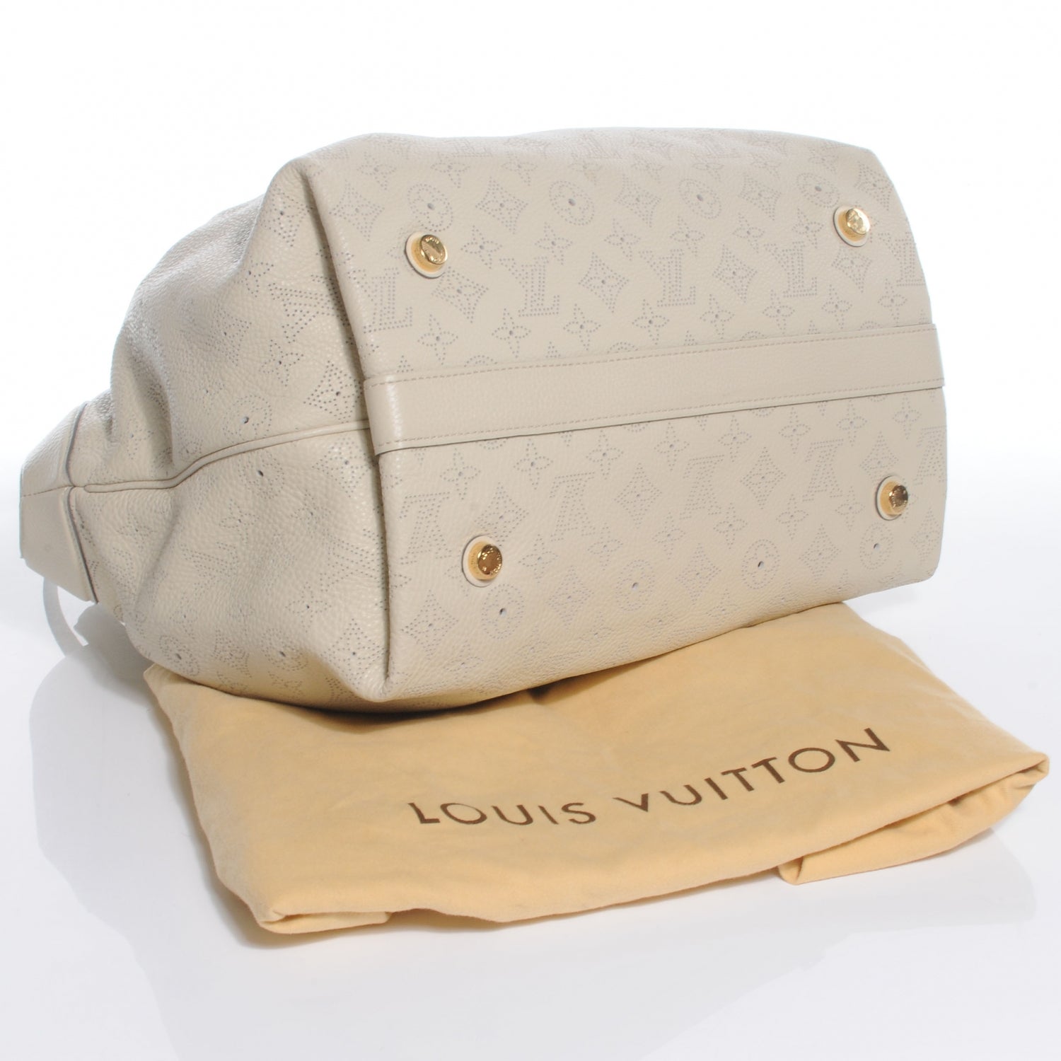 Louis Vuitton Mahina Cirrus MM Ivory 4 of 7