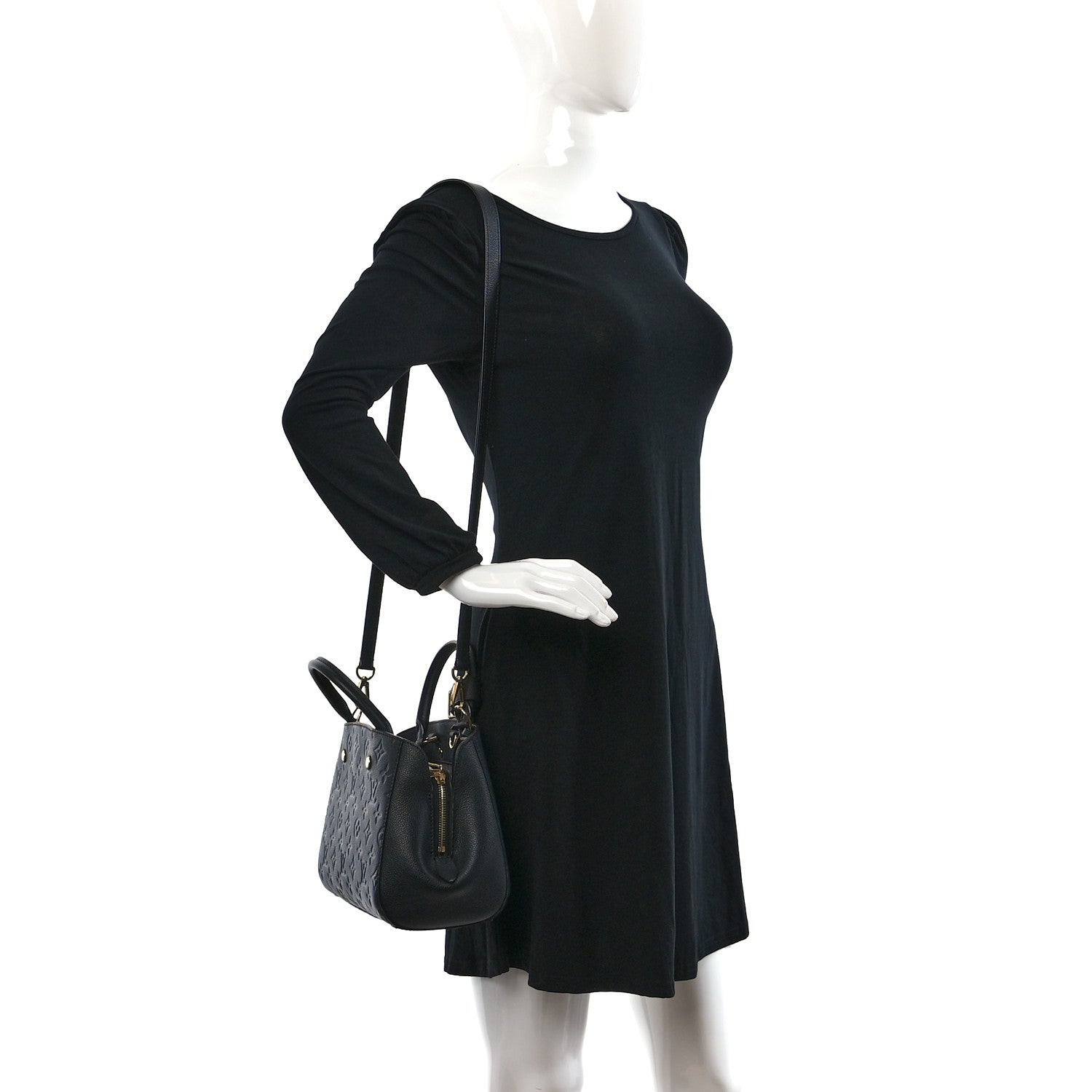 Louis Vuitton Empreinte Montaigne BB Black 2 of 10