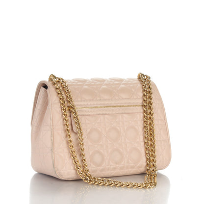 Christian Dior Lambskin Cannage Large Miss Dior Flap Rose Poudre 3 of 9