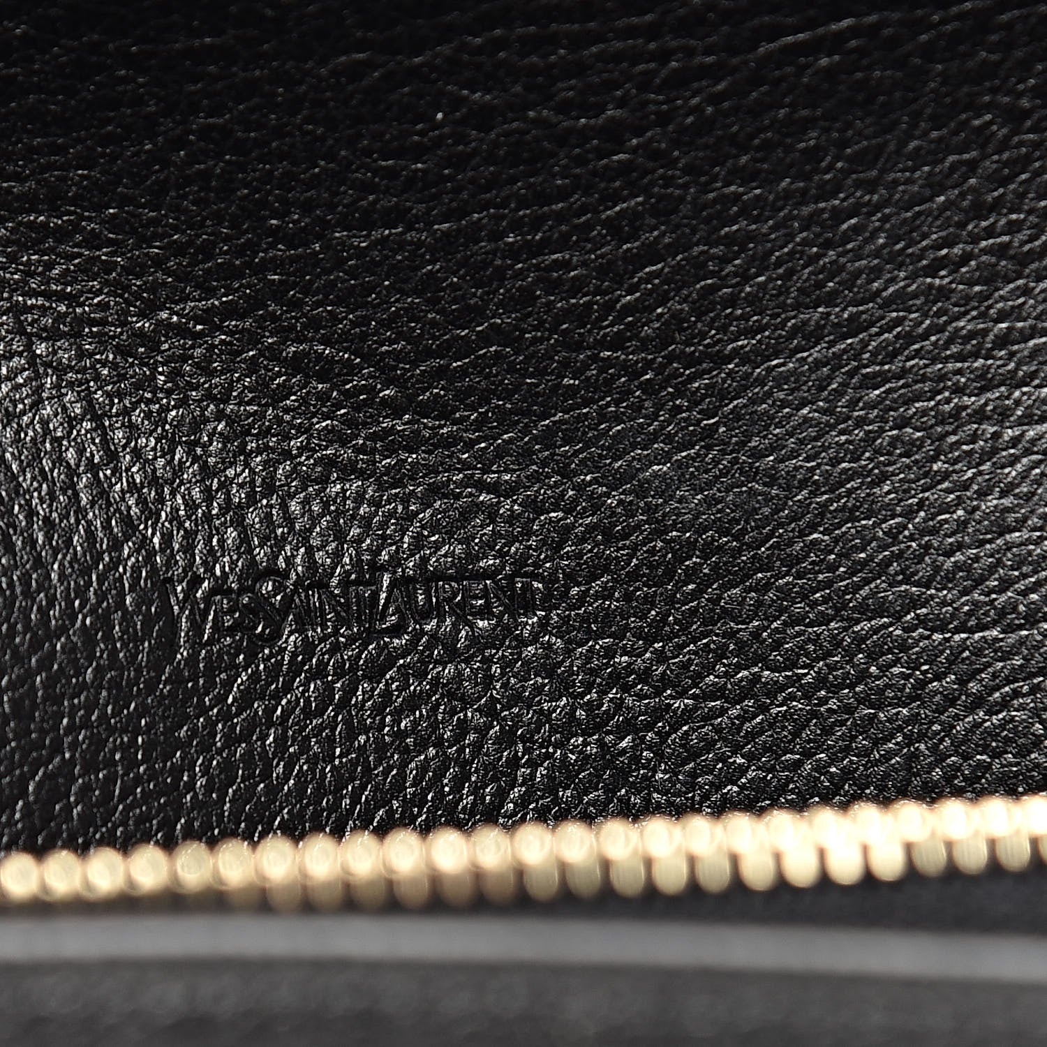 Saint Laurent Calfskin Monogram Belle de Jour Chain Clutch Black 6 of 12