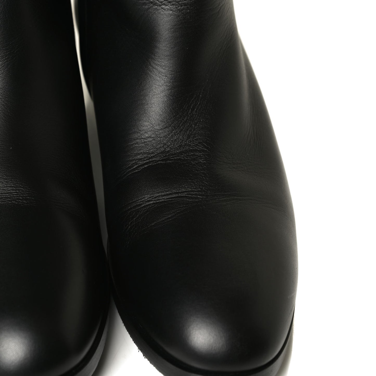 Calfskin Buttons Lifford Knee High Boots 38 Black