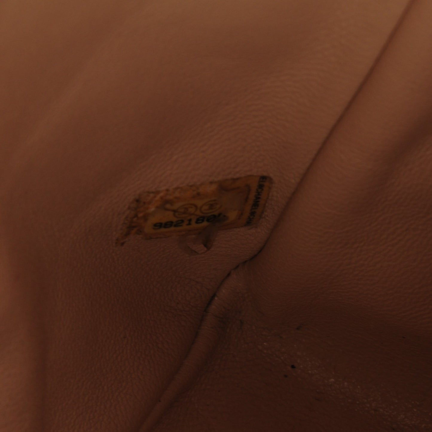 Caviar Quilted Jumbo Single Flap Beige Clair