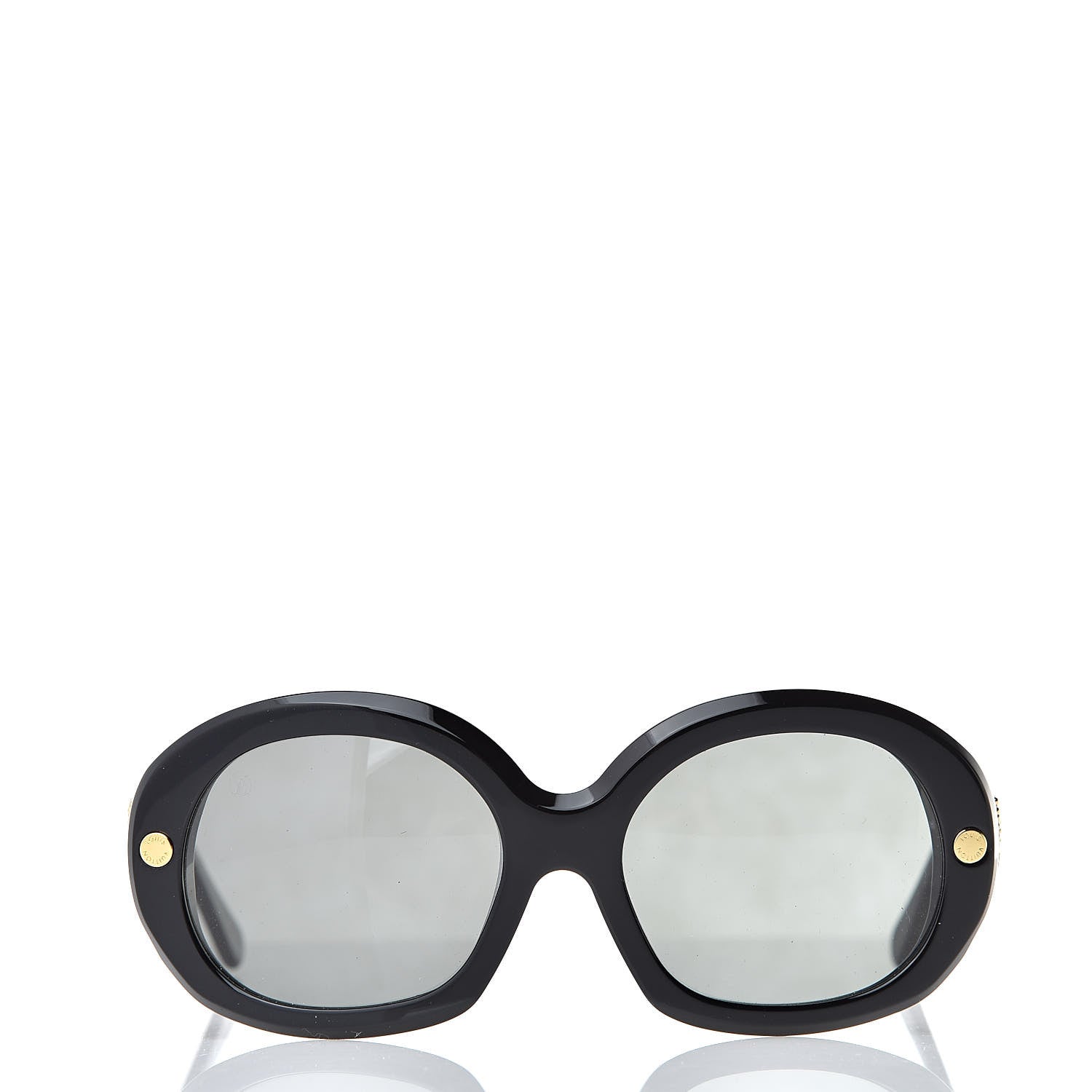 Louis Vuitton Studded La Piscine Sunglasses Z1049U Black 2 of 8