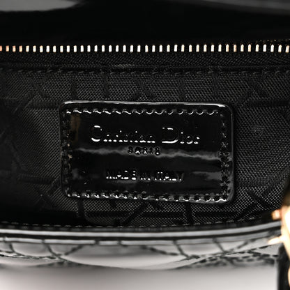 Christian Dior Patent Cannage Mini Lady Dior Black 6 of 10