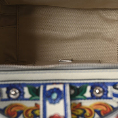 Dolce & Gabbana Dauphine Majolica Printed Box Bag Multicolor 5 of 9
