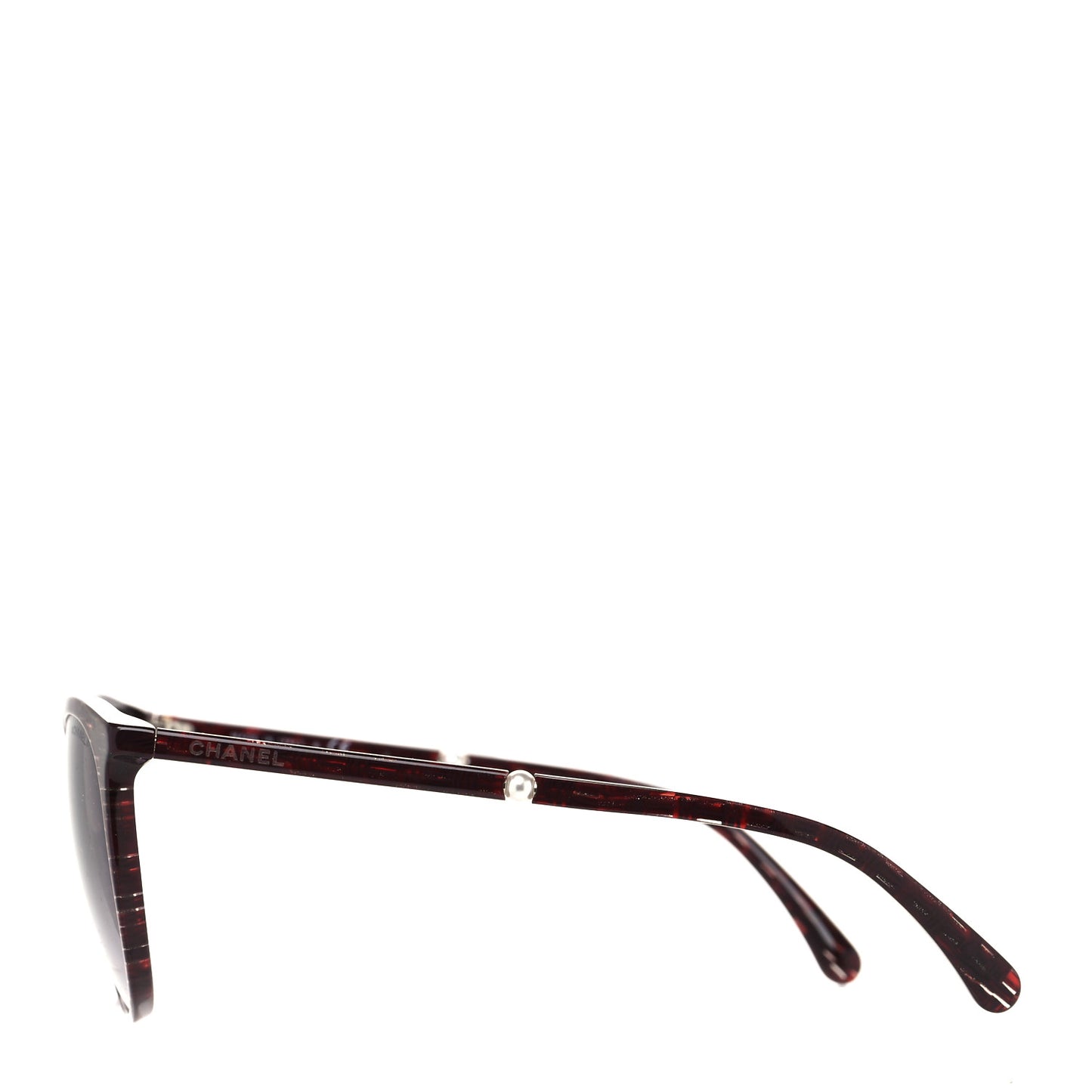 Acetate Butterfly Pearl Sunglasses 5394-H Burgundy